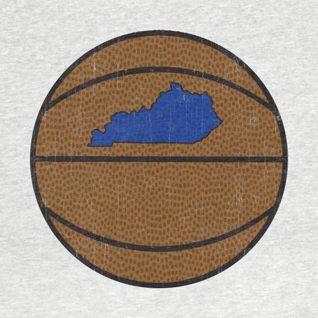 Kentucky Distressed Basketball by KentuckyYall